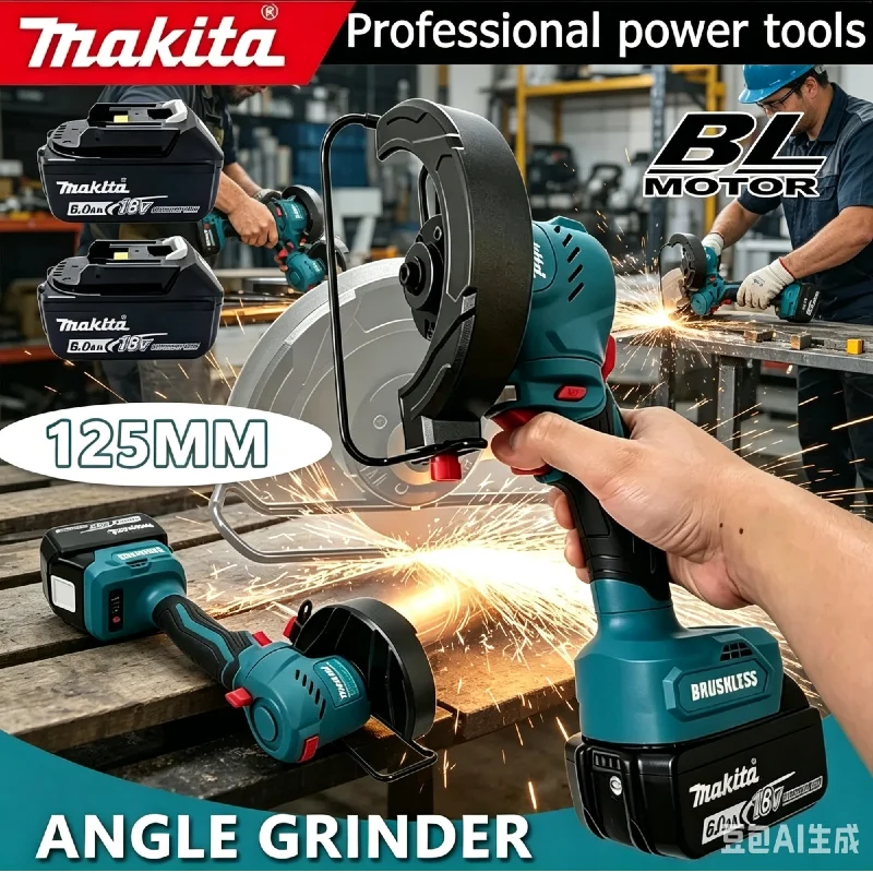 Makita Heavy Duty 125mm Brushless Angle Grinder Handheld Cutting Grinding Tool Fit Household DIY And Industrial Construction
Makita Heavy Duty 125mm Brushless Angle Grinder Handheld Cutting Grinding Tool Fit Household DIY And Industrial Construction
