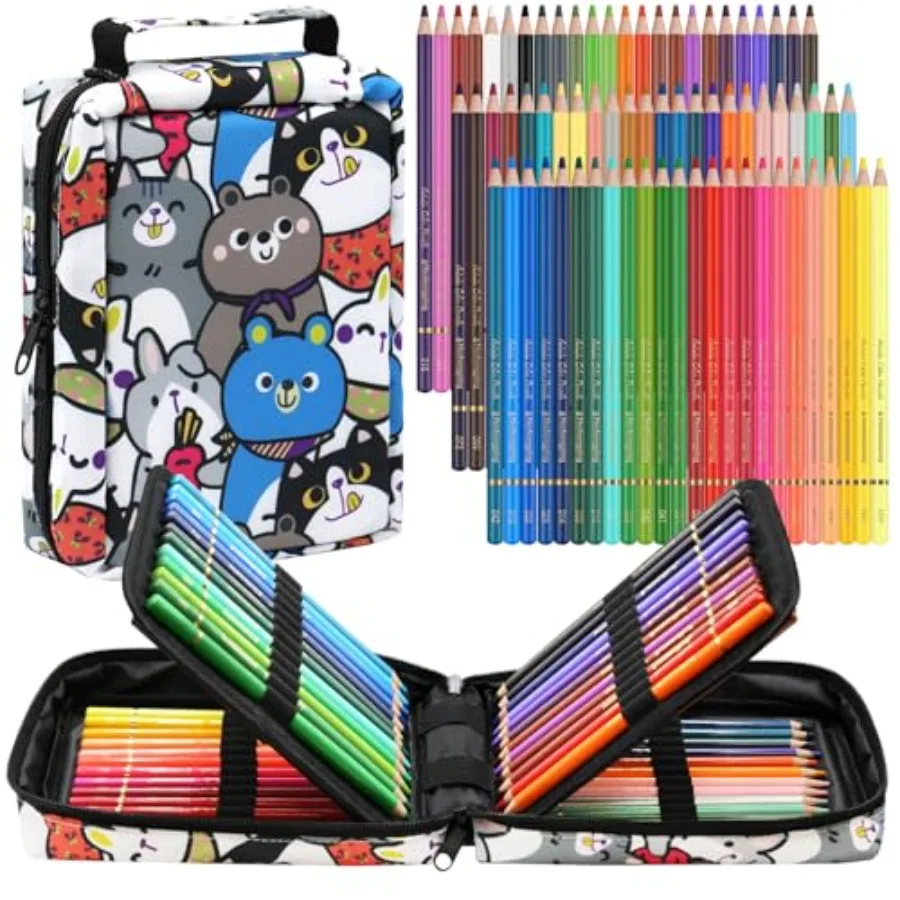 Pack Art Drawing Supplies Set with 72 Color Colored Pencils Kit, Eraser, and Sharpener - Perfect for Drawing and Coloring - Sof
Pack Art Drawing Supplies Set with 72 Color Colored Pencils Kit, Eraser, and Sharpener - Perfect for Drawing and Coloring - Sof