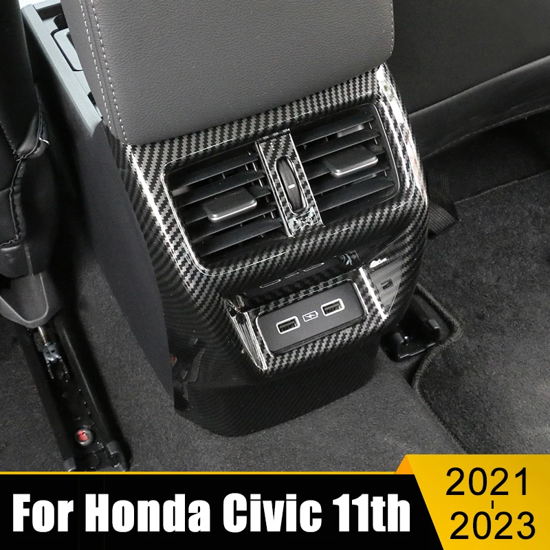 For Honda Civic 11th Gen 2021 2022 2023 ABS Car Rear Armrest Air Outlet Trim Panel Cover Pads Sticker Decoration Accessories
For Honda Civic 11th Gen 2021 2022 2023 ABS Car Rear Armrest Air Outlet Trim Panel Cover Pads Sticker Decoration Accessories