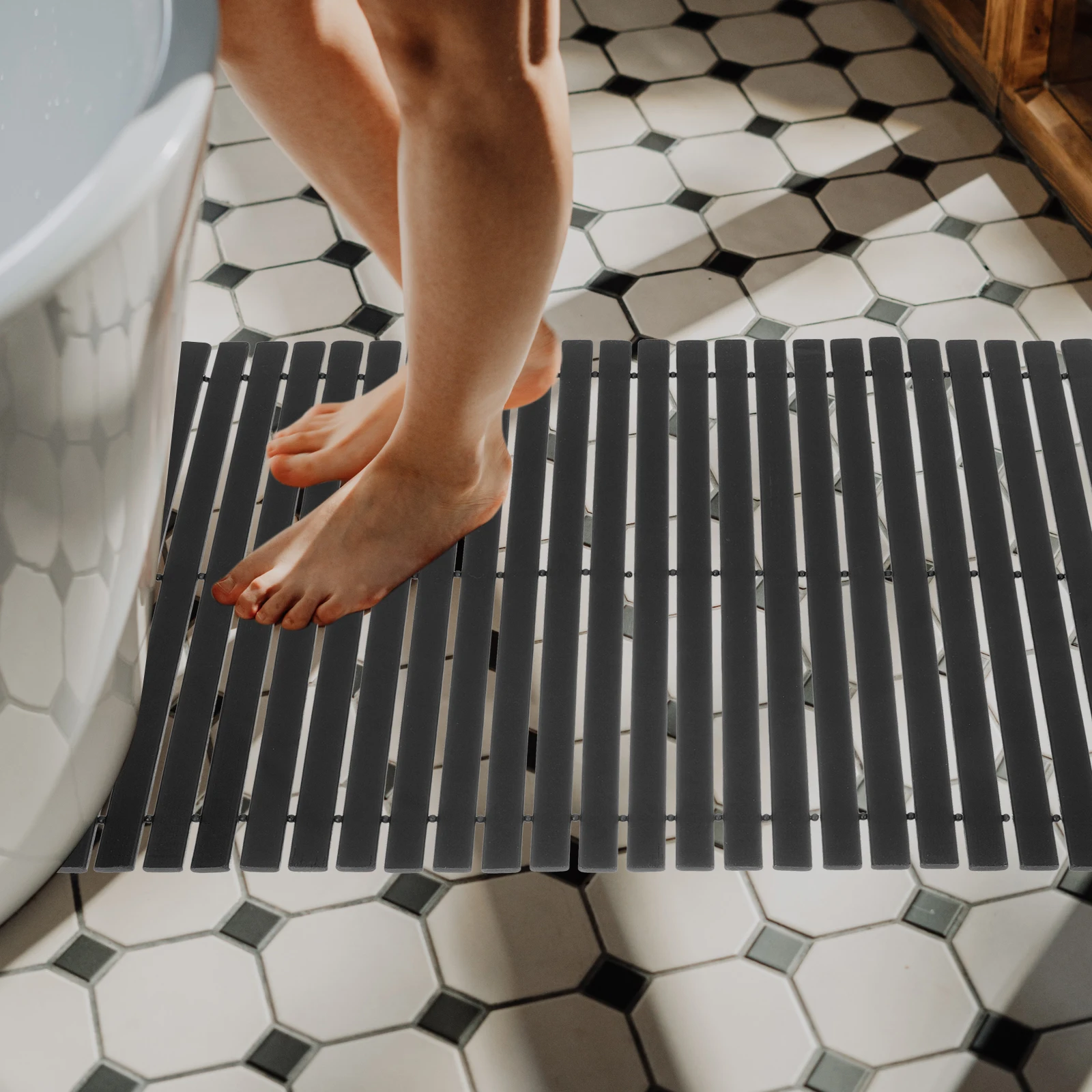 Bathroom Mat Thin Black Small Non Slip Shower Mats for Bamboo Material Anti-slip Practical Gift Elegant Long Life
Bathroom Mat Thin Black Small Non Slip Shower Mats for Bamboo Material Anti-slip Practical Gift Elegant Long Life