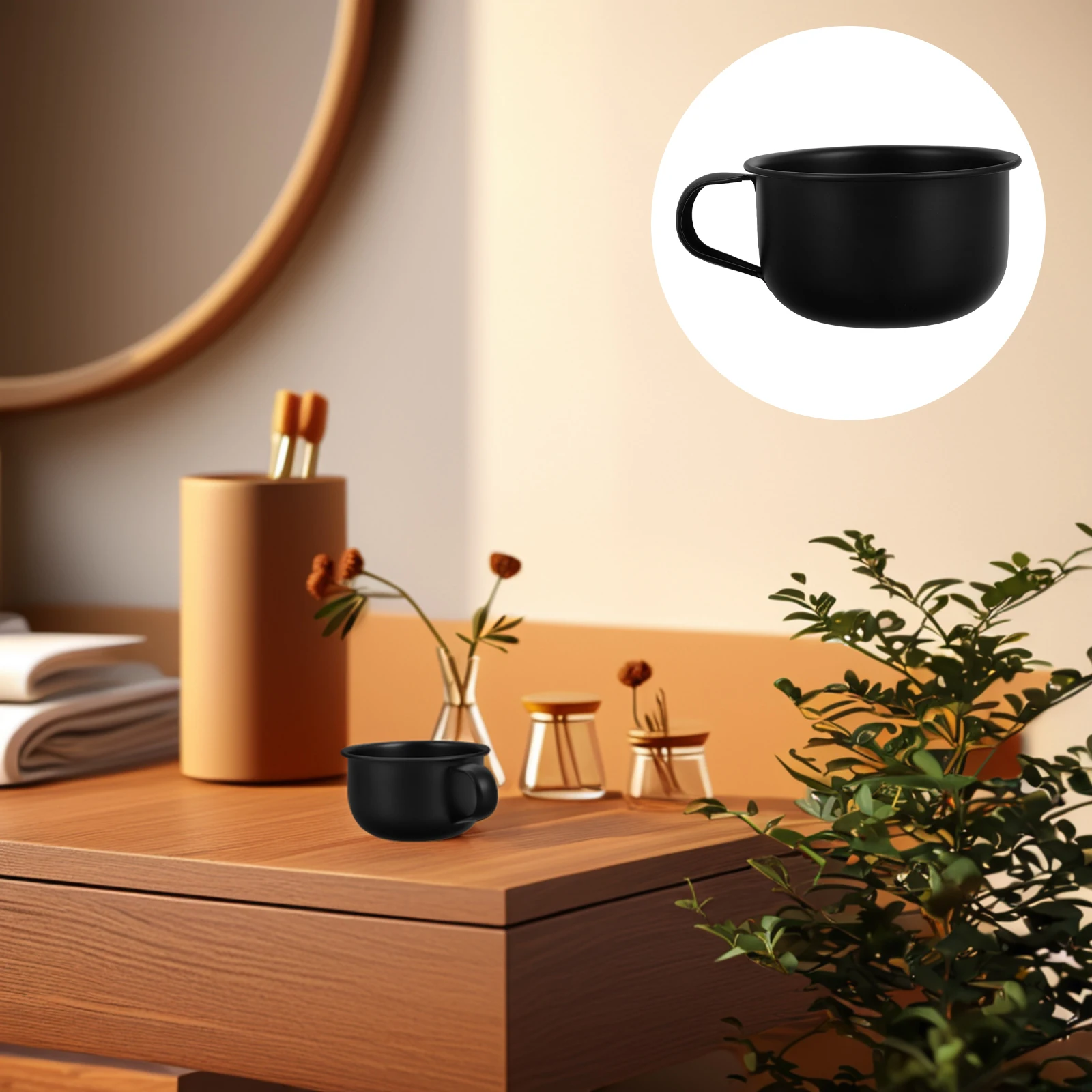 Shaving Foam Bowl Shave Soap Alloy Cleansing Tool Mug Metal Man Cup Black Lightweight Compact Durable Multifunctional Retro
Shaving Foam Bowl Shave Soap Alloy Cleansing Tool Mug Metal Man Cup Black Lightweight Compact Durable Multifunctional Retro