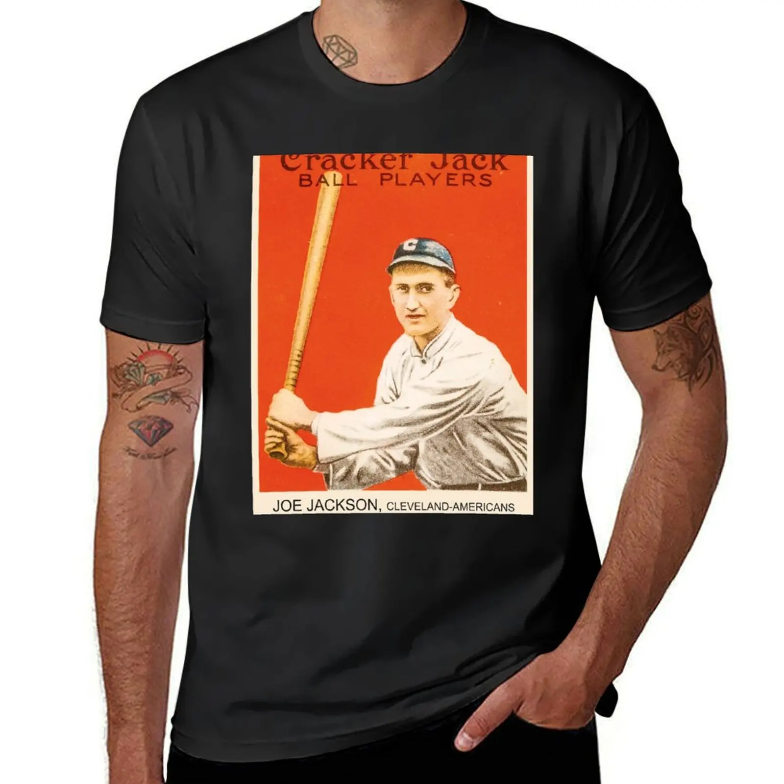Shoeless Joe Jackson T-Shirt vintage croswit shirt man Funny t-shirt mens t shirts top quality
Shoeless Joe Jackson T-Shirt vintage croswit shirt man Funny t-shirt mens t shirts top quality