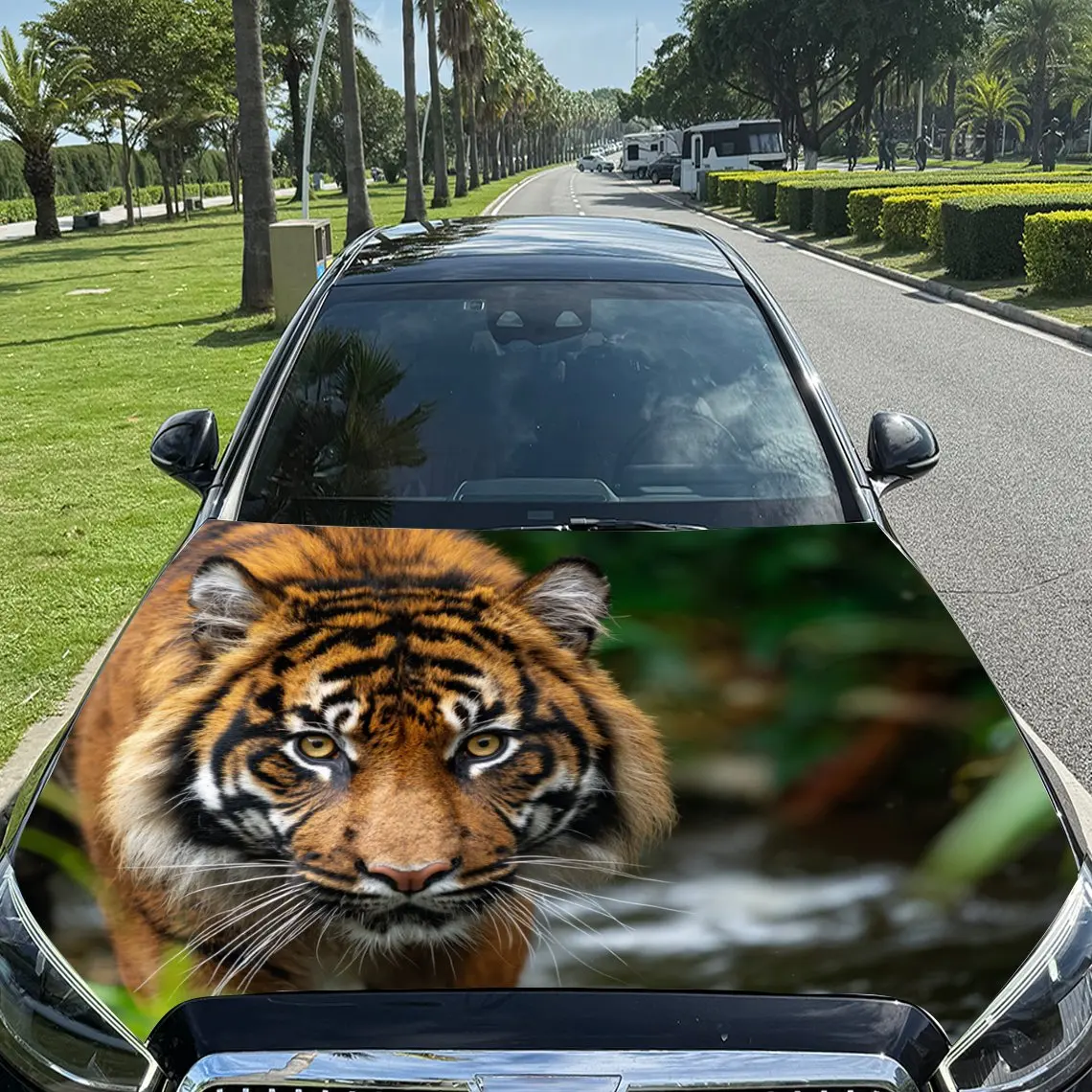 Car Decals Tiger with a Dazzling, Forest - Hued and Vividly Textured Background Car Hood Sticker, Waterproof Self - Adhesive Vin
Car Decals Tiger with a Dazzling, Forest - Hued and Vividly Textured Background Car Hood Sticker, Waterproof Self - Adhesive Vin