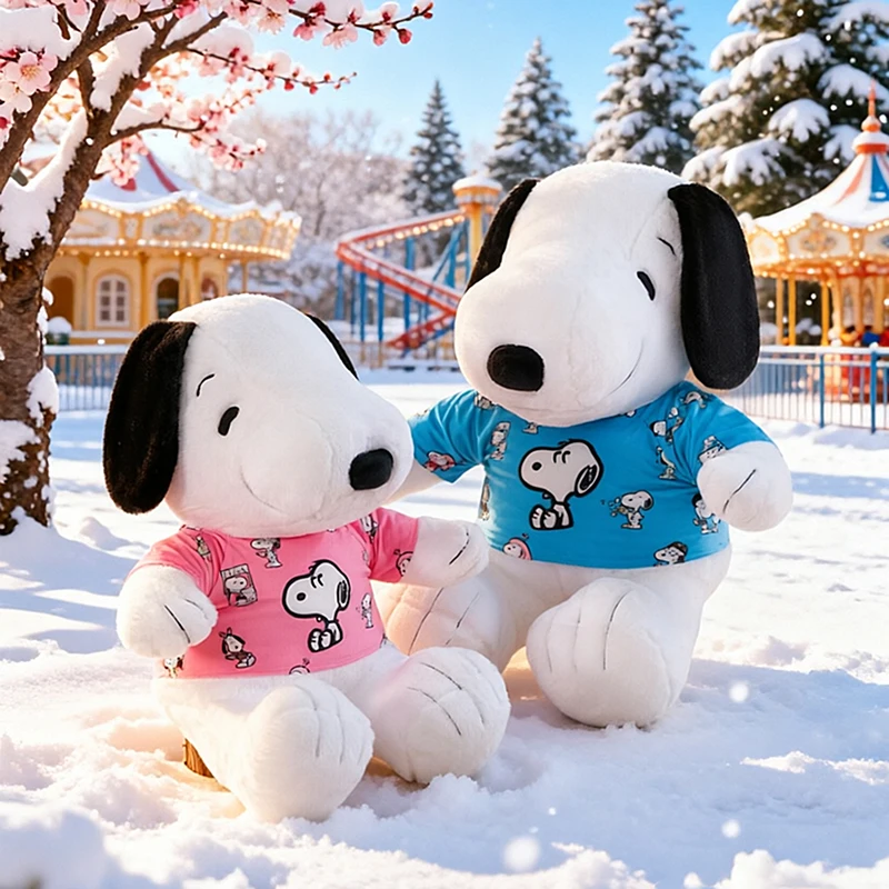 Snoopy Kawaii Plush Doll, Peanuts Cartoon Dog Stuffed Toy with Printed T-shirt, Cute Sitting Snoopy Pillow Kids Birthday Gift
Snoopy Kawaii Plush Doll, Peanuts Cartoon Dog Stuffed Toy with Printed T-shirt, Cute Sitting Snoopy Pillow Kids Birthday Gift