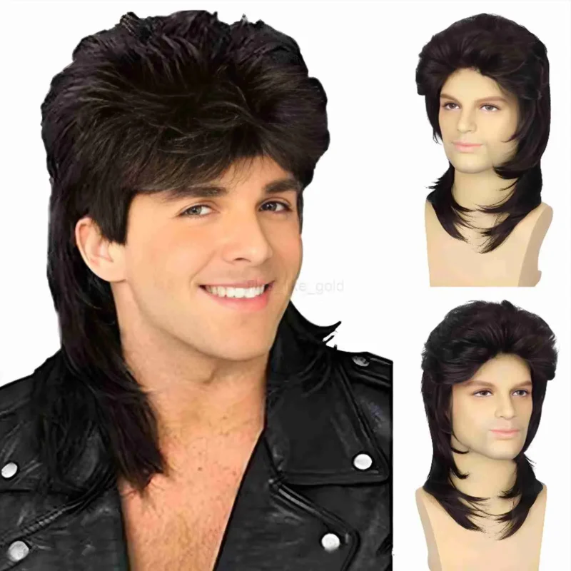 Tereshar synthetic plush wig for men 70s and 80s clothing mens bla fancy party accessories role-playing hair wig W 240801
Tereshar synthetic plush wig for men 70s and 80s clothing mens bla fancy party accessories role-playing hair wig W 240801