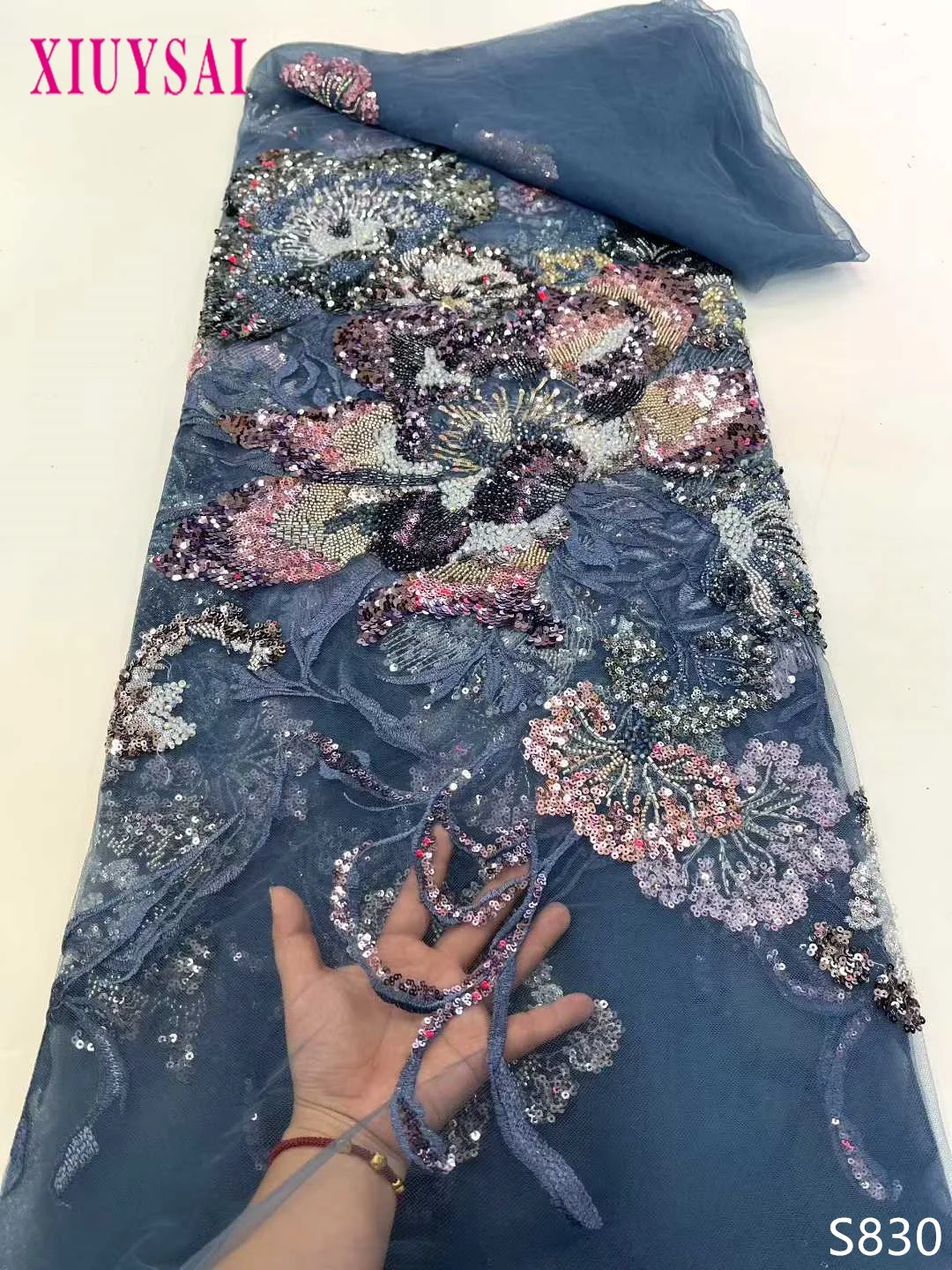 2025 кружевная ткань ручной работы с бисером, Франция, вышивка блестками, 3D бусины, нигерийская свадебная сетчатая кружевная ткань для шитья
2025 кружевная ткань ручной работы с бисером, Франция, вышивка блестками, 3D бусины, нигерийская свадебная сетчатая кружевная ткань для шитья