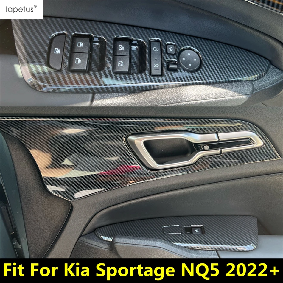 Door Armrest Window Lift Button Panel / Handle Bowl Frame Cover Trim For Kia Sportage NQ5 2022 - 2024 Carbon Fiber Accessories
Door Armrest Window Lift Button Panel / Handle Bowl Frame Cover Trim For Kia Sportage NQ5 2022 - 2024 Carbon Fiber Accessories