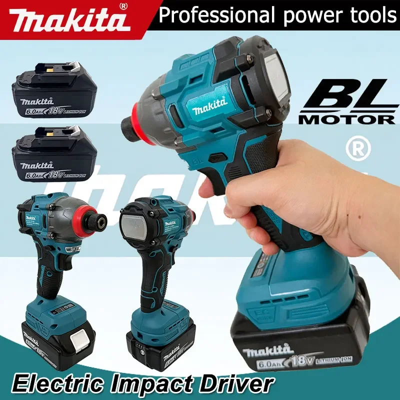 Makita Brushless Motor Cordless Electric Impact Driver Electric Screwdriver Power Tool For Woodworking Home DIY For 18V Battery
Makita Brushless Motor Cordless Electric Impact Driver Electric Screwdriver Power Tool For Woodworking Home DIY For 18V Battery