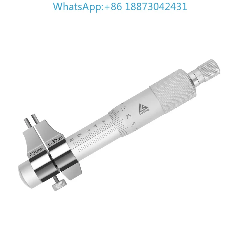 Japan's three-gauge internal micrometer 5-30mm internal high-precision spiral micrometer micrometer
Japan's three-gauge internal micrometer 5-30mm internal high-precision spiral micrometer micrometer