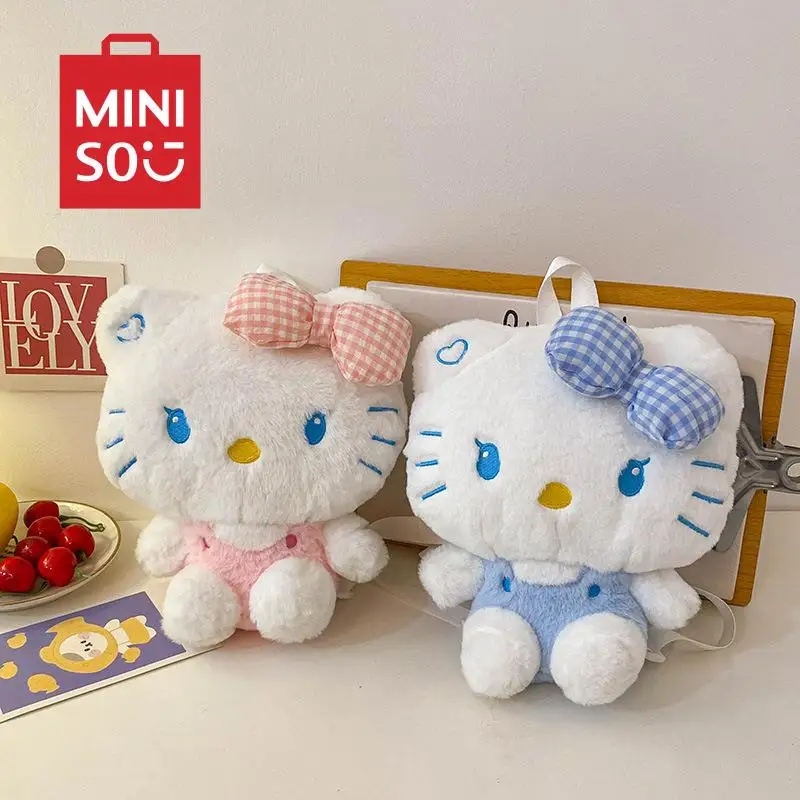 MINISO New Kawaii Anime Cute Hello Kitty Backpack Cartoon Plush Toy Backpack for Girls and Children
MINISO New Kawaii Anime Cute Hello Kitty Backpack Cartoon Plush Toy Backpack for Girls and Children