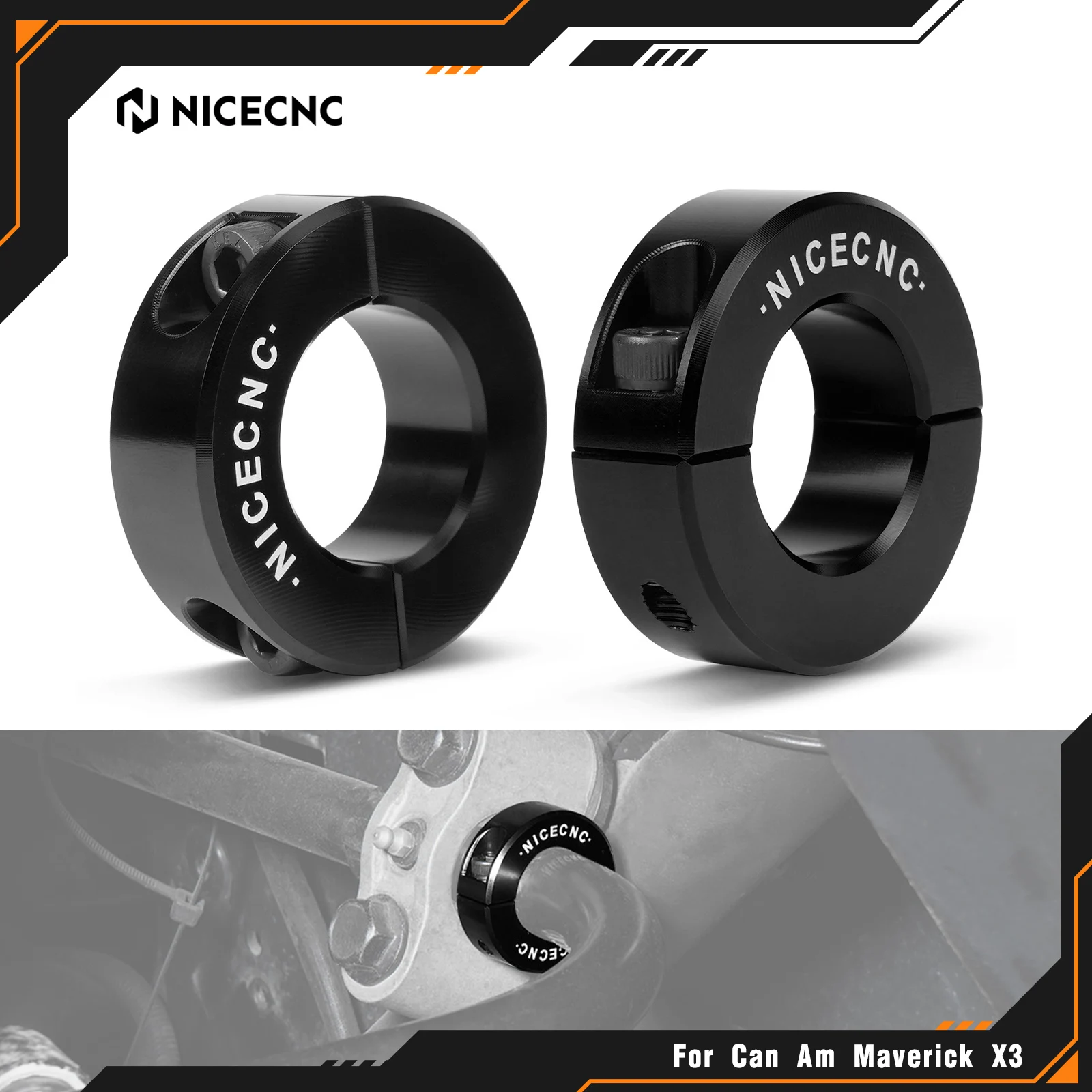 2 Pcs Aluminum X3 Rear Sway Bar Clamp Collar UTV For Can Am x3 2017-2023 Maverick X3 4x4 Turbo DPS 2017-2020 2019 900 HO
2 Pcs Aluminum X3 Rear Sway Bar Clamp Collar UTV For Can Am x3 2017-2023 Maverick X3 4x4 Turbo DPS 2017-2020 2019 900 HO