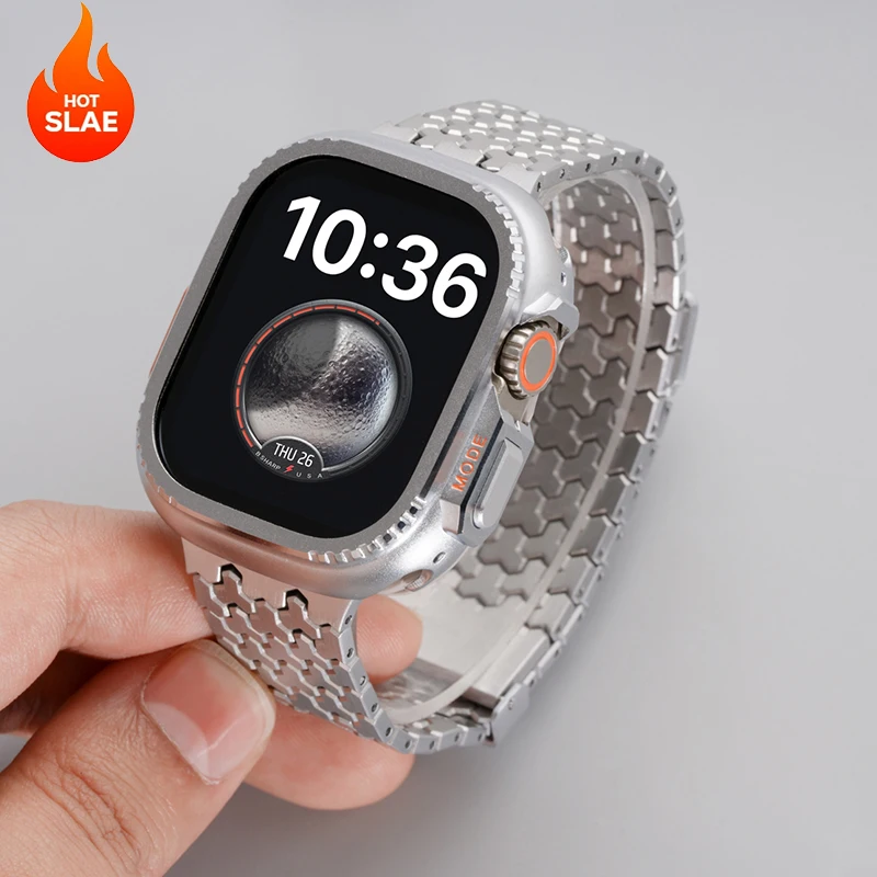 Stainless Steel Strap+Case for Apple Watch Band S11 46mm 44mm 45 46 41 40mm Case Metal Strap for Iwatch Series 11 10 9 8 76 SE54
Stainless Steel Strap+Case for Apple Watch Band S11 46mm 44mm 45 46 41 40mm Case Metal Strap for Iwatch Series 11 10 9 8 76 SE54