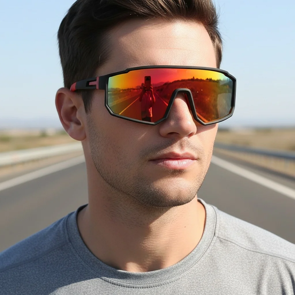 2026 Oversized One Piece Sunglasses Men Women Fashion Colorful Cycling Glasses Big Frame Windproof UV400 Outdoor Sports Goggles
2026 Oversized One Piece Sunglasses Men Women Fashion Colorful Cycling Glasses Big Frame Windproof UV400 Outdoor Sports Goggles