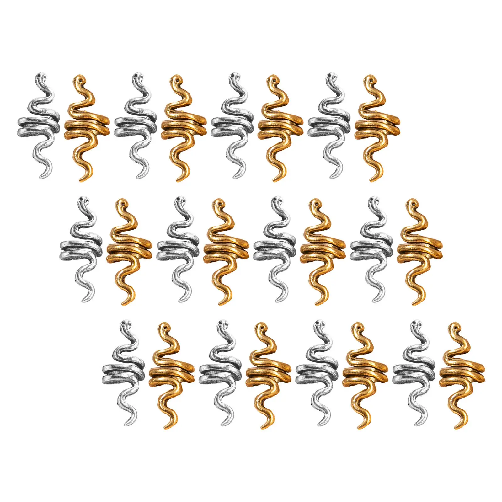 40Pcs Spiral Hair Cuffs Alloy Braid Decoration Coil Wrap Clip Metal Ponytail Cuff for Dreadlocks Bun Holder Women Girls Hair
40Pcs Spiral Hair Cuffs Alloy Braid Decoration Coil Wrap Clip Metal Ponytail Cuff for Dreadlocks Bun Holder Women Girls Hair