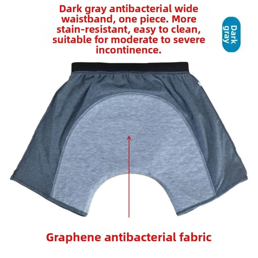 Antibacterial Graphene Adult Diaper Pants Elastic Leak-Proof Incontinence Underwear Soft Breathable Absorbent Briefs
Antibacterial Graphene Adult Diaper Pants Elastic Leak-Proof Incontinence Underwear Soft Breathable Absorbent Briefs