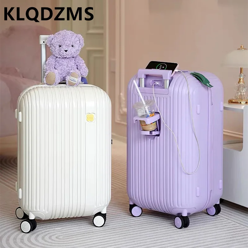 Новый чемодан KLQDZMS с выдвижной ручкой для женщин, 24-дюймовый многофункциональный дорожный чемодан на молнии с кодовым замком, 20-дюймовый портативный чемодан для ручной клади
Новый чемодан KLQDZMS с выдвижной ручкой для женщин, 24-дюймовый многофункциональный дорожный чемодан на молнии с кодовым замком, 20-дюймовый портативный чемодан для ручной клади