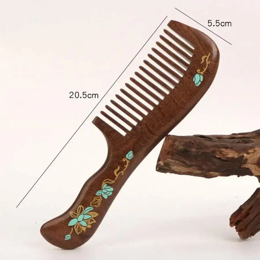 Black Sandalwood Painted Hair Comb For Women Daily Styling Grooming Tool
Black Sandalwood Painted Hair Comb For Women Daily Styling Grooming Tool