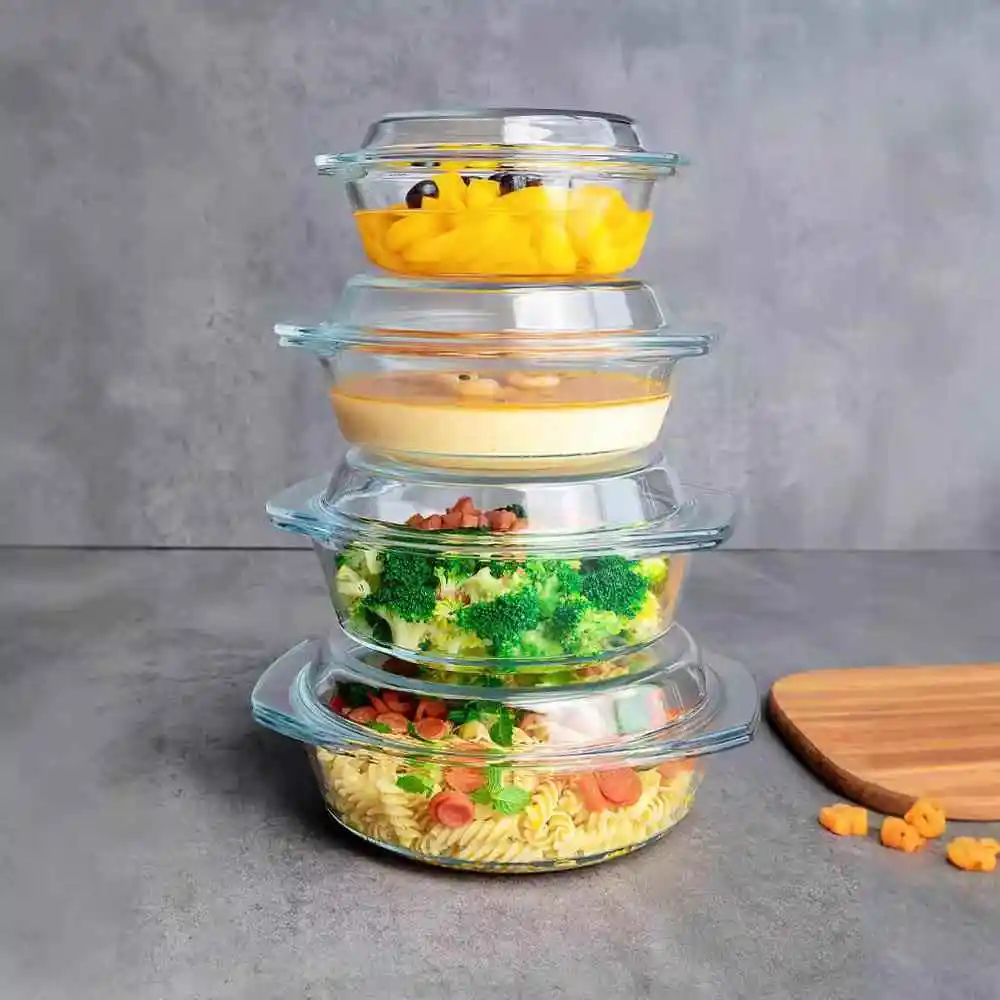 Heat Resistant Tempered Glass Bowl with Lid for Microwave Oven And Oven Use Transparent Large Size Home Use Noodle Bowl
Heat Resistant Tempered Glass Bowl with Lid for Microwave Oven And Oven Use Transparent Large Size Home Use Noodle Bowl
