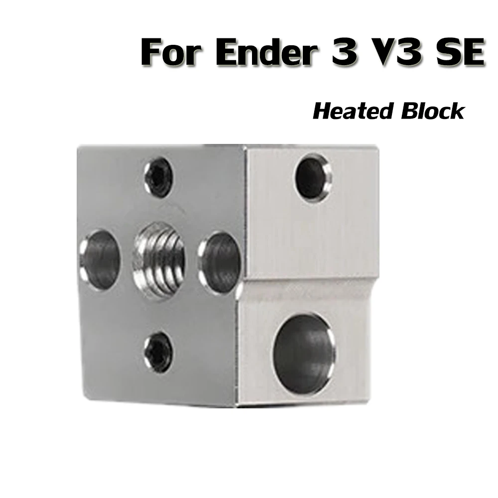 Нагревательный блок для Ender 3 V3 SE, алюминиевые аксессуары для Hotend, нагревательный блок для Creality Ender 3 V3 SE, часть нагревательного блока с печатной головкой
Нагревательный блок для Ender 3 V3 SE, алюминиевые аксессуары для Hotend, нагревательный блок для Creality Ender 3 V3 SE, часть нагревательного блока с печатной головкой