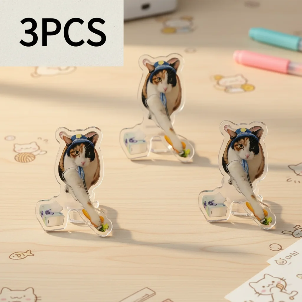 1/2/3 шт. 2D акриловый декор для стола с изображением кота 14 см, милый "Peekaboo Cat", новинка, держатель для салфеток/стол, модная абстрактная игрушка для кошек, подарок для друзей
1/2/3 шт. 2D акриловый декор для стола с изображением кота 14 см, милый "Peekaboo Cat", новинка, держатель для салфеток/стол, модная абстрактная игрушка для кошек, подарок для друзей
