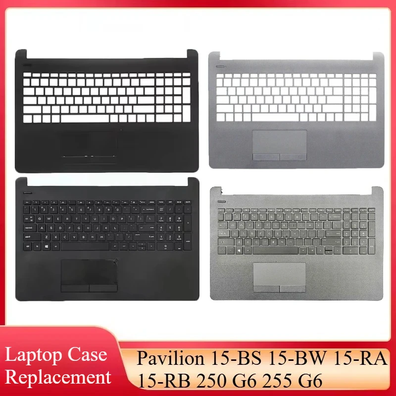 New For Pavilion 15-BS 15-BW 15-RA 15-RB 250 G6 255 G6 Palmrest upper cover New Laptop US Keyboard Replacement Case Black Grey
New For Pavilion 15-BS 15-BW 15-RA 15-RB 250 G6 255 G6 Palmrest upper cover New Laptop US Keyboard Replacement Case Black Grey