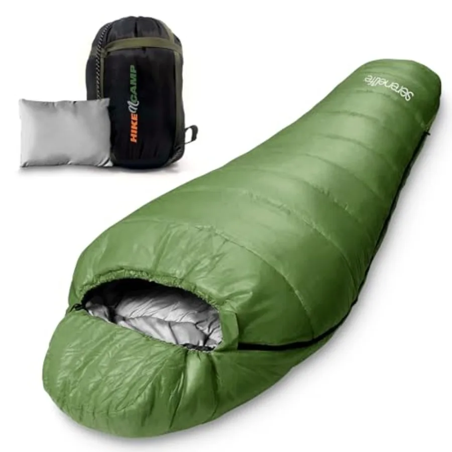 0 Degree Mummy Sleeping Bag Military-Style, Lightweight and Waterproof for Extreme Cold, Stays Warm in 5 10°F, No-Snag Zipper,
0 Degree Mummy Sleeping Bag Military-Style, Lightweight and Waterproof for Extreme Cold, Stays Warm in 5 10°F, No-Snag Zipper,