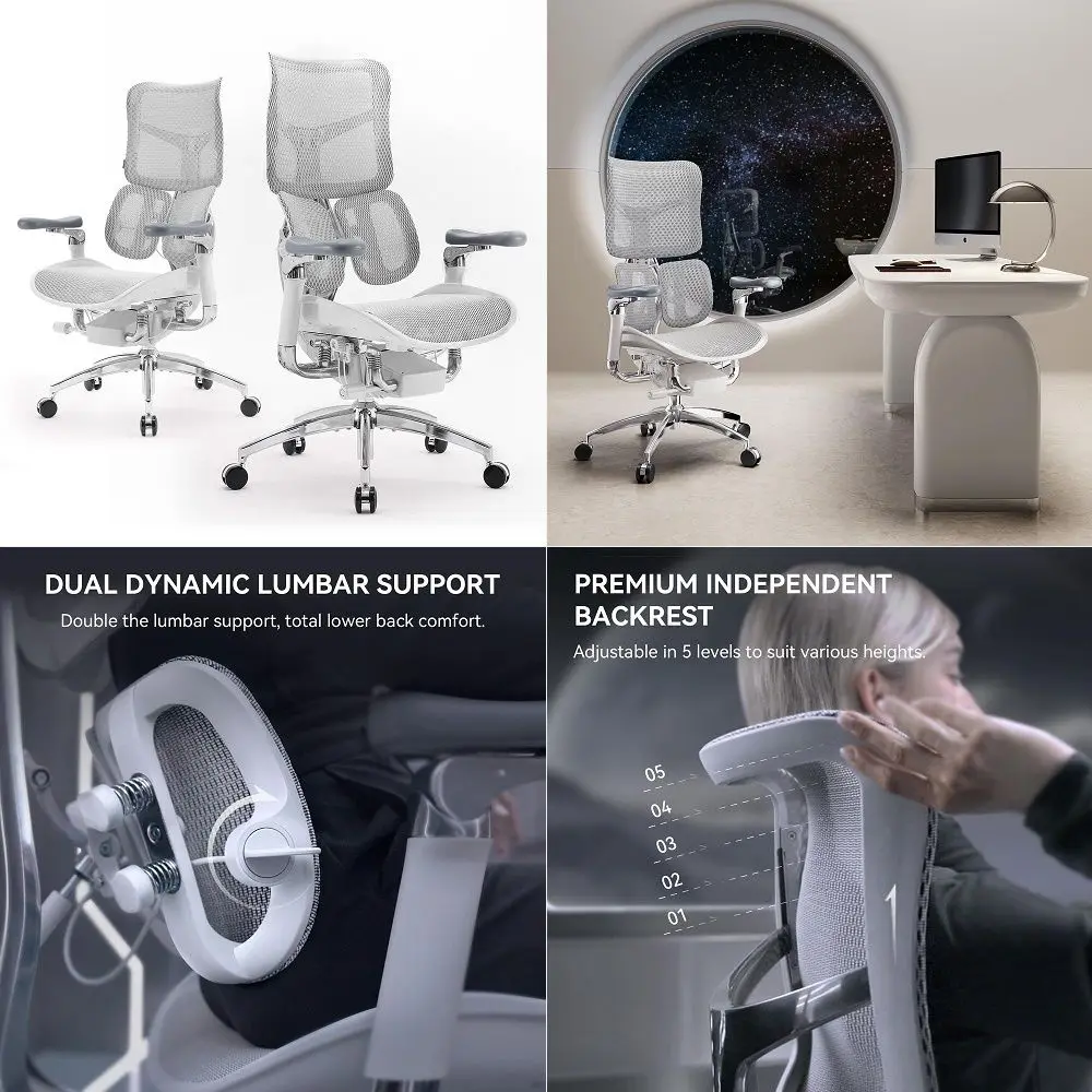 Altern Ergonomic Fabric Office Chair, LowBack Desk Chair with Adjustable Arms, Seat Slide, SynchroTilt, Rolling Computer Seat f
Altern Ergonomic Fabric Office Chair, LowBack Desk Chair with Adjustable Arms, Seat Slide, SynchroTilt, Rolling Computer Seat f