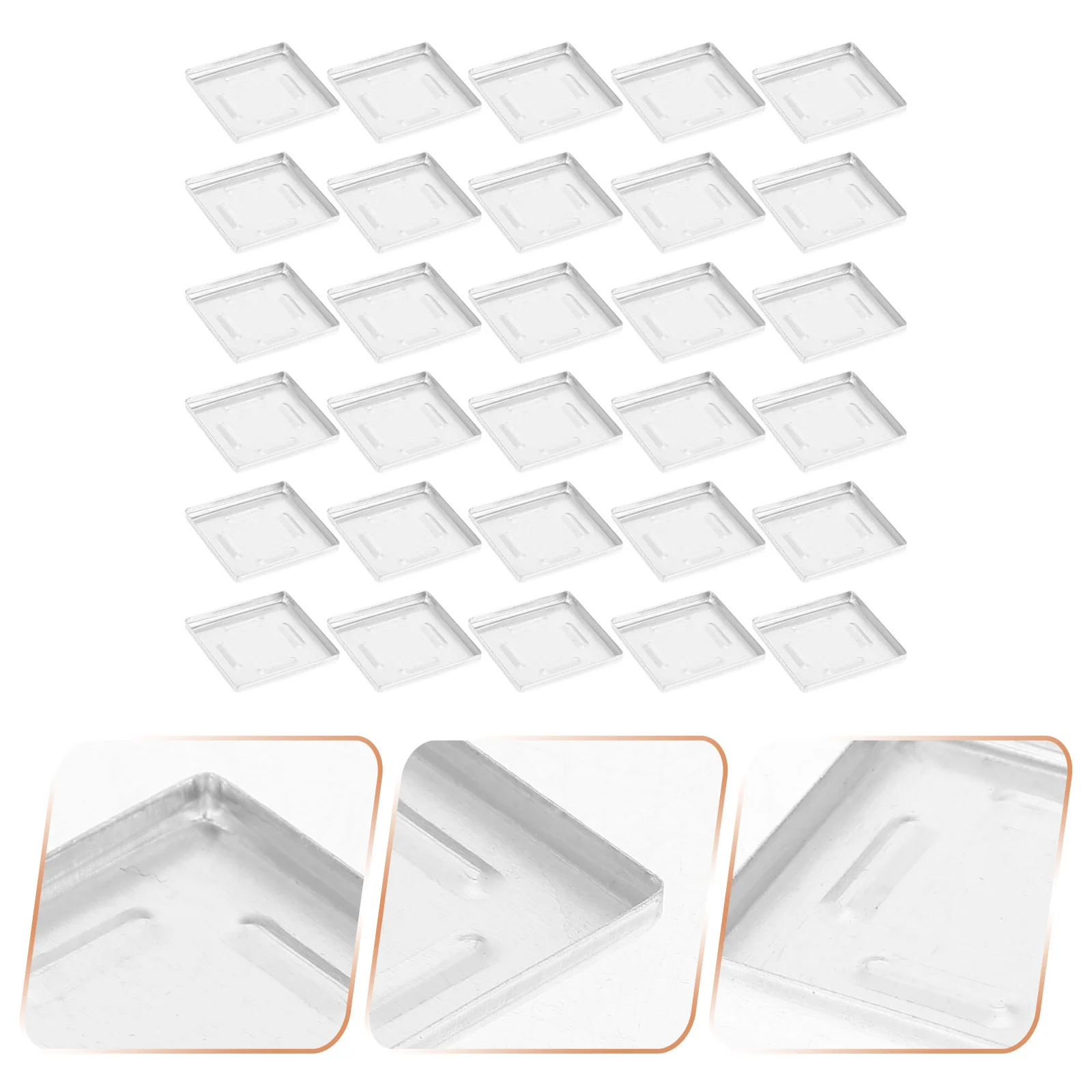 30Pcs Makeup Organizer Container Lightweight Aluminum Eyeshadow Carry Sub Package Tray for Home Travel Use
30Pcs Makeup Organizer Container Lightweight Aluminum Eyeshadow Carry Sub Package Tray for Home Travel Use