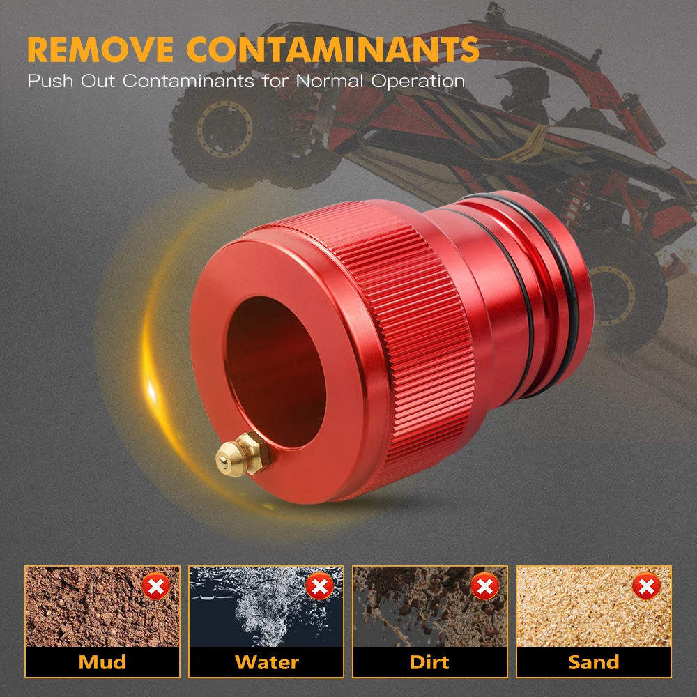 NICECNC For Canam Maverick X3 Aluminum Alloy 39MM UTV Sturdy Wheel Bearing Greaser CNC Machined For Can Am Maverick X3 2017-2024
NICECNC For Canam Maverick X3 Aluminum Alloy 39MM UTV Sturdy Wheel Bearing Greaser CNC Machined For Can Am Maverick X3 2017-2024