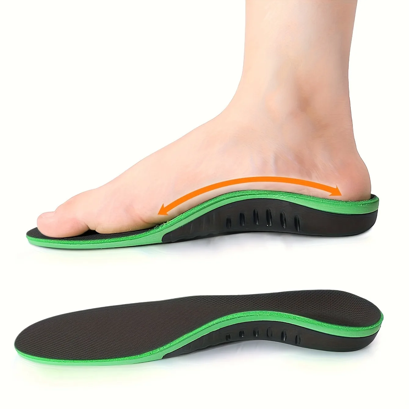Unisex Arch Support Insoles - High Elastic Foam & Nylon Washers | Shock Absorption, Heel Cushion & Sole Protector for Sports, Wo
Unisex Arch Support Insoles - High Elastic Foam & Nylon Washers | Shock Absorption, Heel Cushion & Sole Protector for Sports, Wo