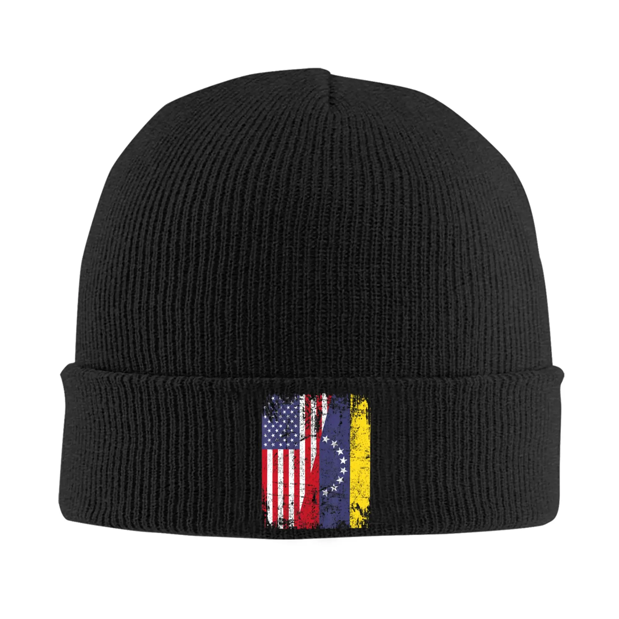 Venezuelan Roots Half American Flag Venezuela Knit Hat Beanie Hats Kpop Elastic Men Bonnet Hats Winter Pattern Retro Caps Gift
Venezuelan Roots Half American Flag Venezuela Knit Hat Beanie Hats Kpop Elastic Men Bonnet Hats Winter Pattern Retro Caps Gift
