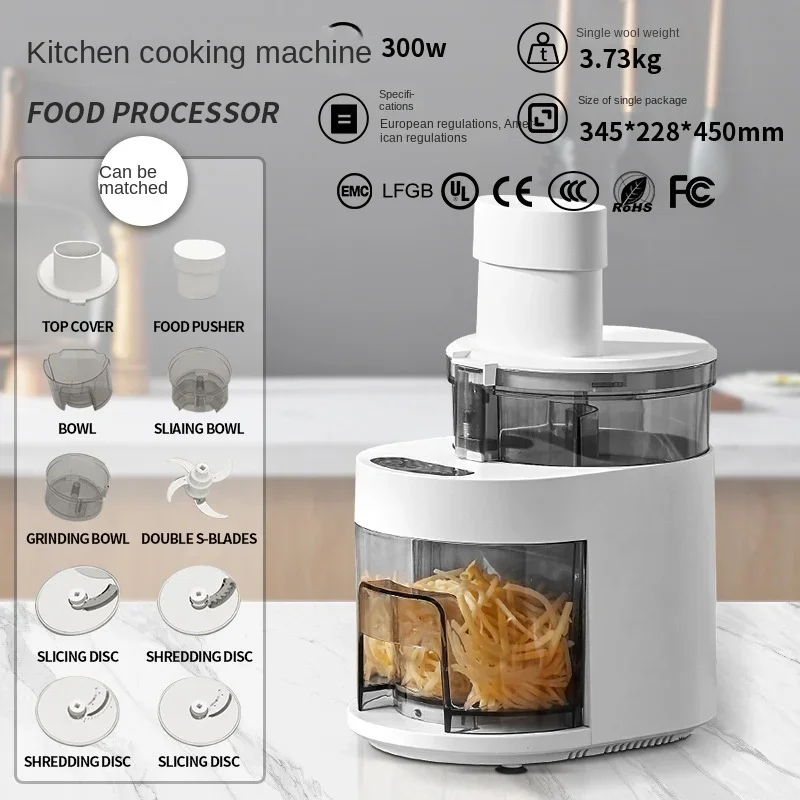 Household Electric Vegetable Cutting Artifact, Multi-function Shredded Potato Slicer, Meat Grinder, Meat Slicer
Household Electric Vegetable Cutting Artifact, Multi-function Shredded Potato Slicer, Meat Grinder, Meat Slicer