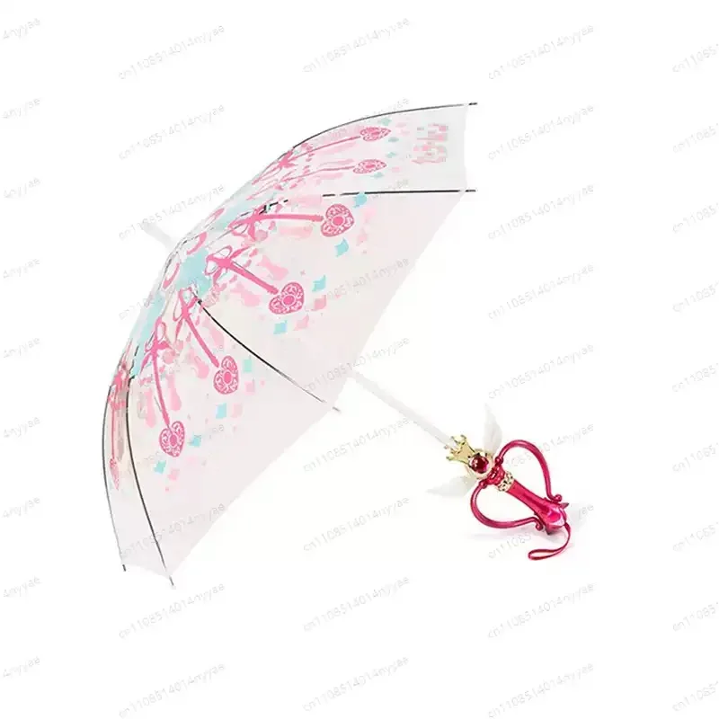 Glowing Sailor Moon Umbrella Hand Painted Sakura Magic Wand Transparent Princess Cute Anime
Glowing Sailor Moon Umbrella Hand Painted Sakura Magic Wand Transparent Princess Cute Anime