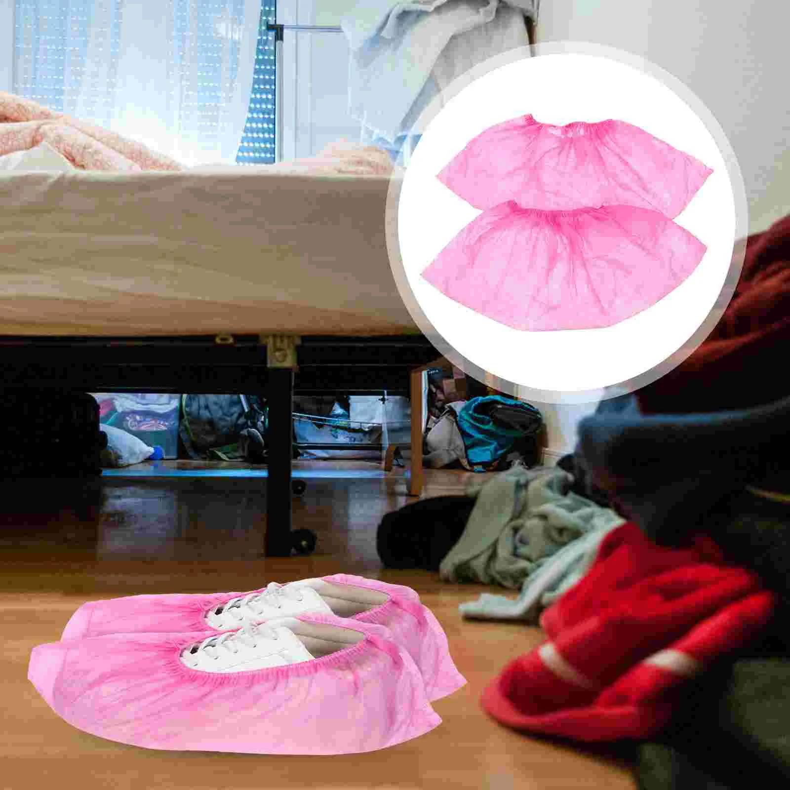 100pcs Non woven Disposable Shoes Covers Elastic Band Anti Shoe Protectors Environmentally Friendly Lightweight
100pcs Non woven Disposable Shoes Covers Elastic Band Anti Shoe Protectors Environmentally Friendly Lightweight