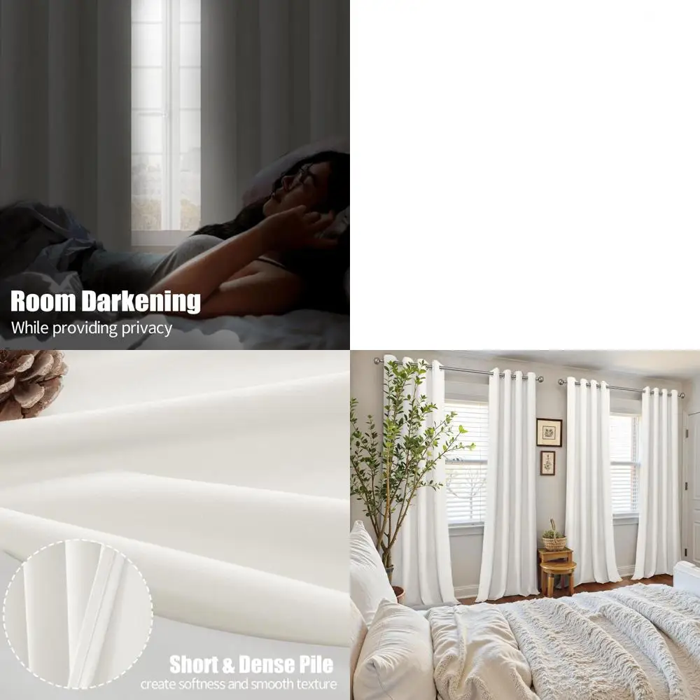 Роскошные бархатные шторы цвета экрю, длина 102 см, с люверсами, мягкие и элегантные, 2 панели, 52x102
Роскошные бархатные шторы цвета экрю, длина 102 см, с люверсами, мягкие и элегантные, 2 панели, 52x102