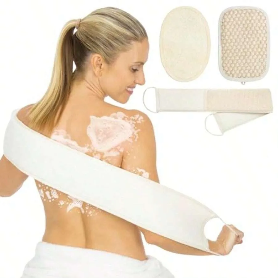 Vive Exfoliating Back Scrubbers For Use In Shower 3 Set - Loofah Sponge Pads For Body With Handles, Deep Clean And Invigorate Y
Vive Exfoliating Back Scrubbers For Use In Shower 3 Set - Loofah Sponge Pads For Body With Handles, Deep Clean And Invigorate Y