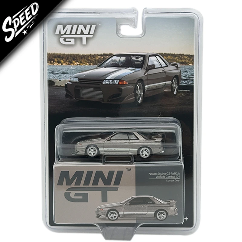 MINIGT 971, блистер 1:64, Nissan Skyline GT-R R32, Veilside Combat C-I Veilside Combat Grey, литая под давлением модель диорамы, коллекция игрушек
MINIGT 971, блистер 1:64, Nissan Skyline GT-R R32, Veilside Combat C-I Veilside Combat Grey, литая под давлением модель диорамы, коллекция игрушек