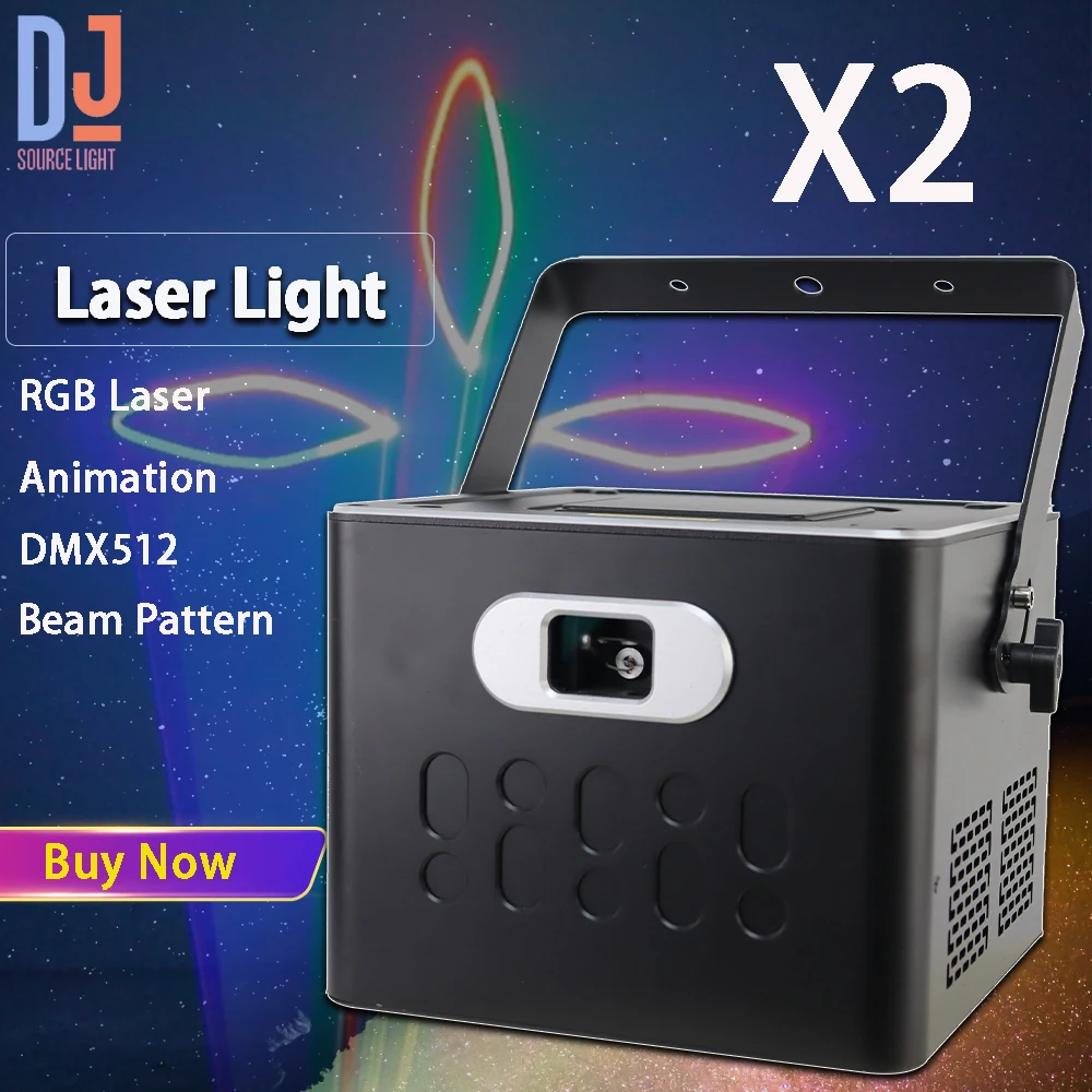 2Pcs/lot 40Kpps 12W RGB Animation Laser Light Beam Pattern Effect Projector DMX512 DJ Party Disco Show Nightclub Stage Effects
2Pcs/lot 40Kpps 12W RGB Animation Laser Light Beam Pattern Effect Projector DMX512 DJ Party Disco Show Nightclub Stage Effects