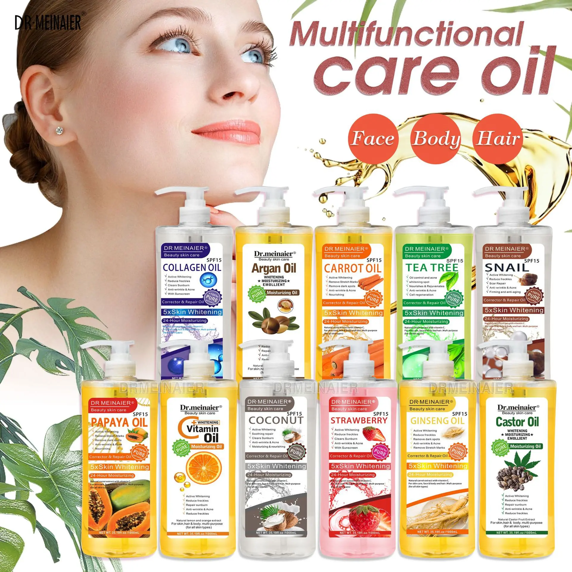 Facial Moisturizing Jojoba Oil Body Massage Essential Oil Heating Meridians Massage Oil Brightening Skin Anti wrinkle and acne
Facial Moisturizing Jojoba Oil Body Massage Essential Oil Heating Meridians Massage Oil Brightening Skin Anti wrinkle and acne