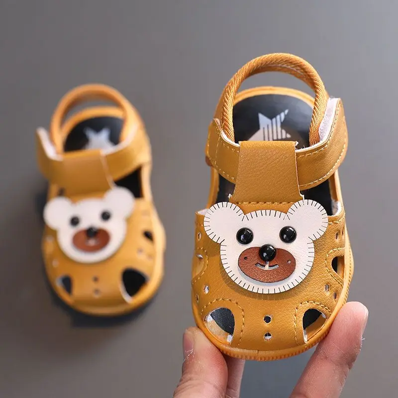 Summer Closed-toe Infant Baby Boys Girls Sandals Cartoon Toddler Walking Shoes Non-slip Soft Sole Squeaky Shoes
Summer Closed-toe Infant Baby Boys Girls Sandals Cartoon Toddler Walking Shoes Non-slip Soft Sole Squeaky Shoes