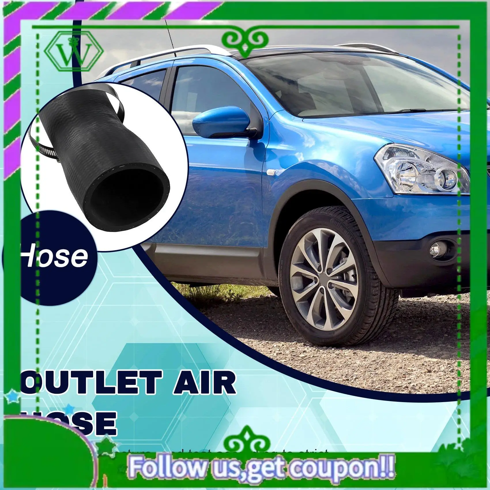 AC34-Turbo Charger Inter Cooler Intake Air Hose For Nissan Qashqai J10 +2 JJ10 K9K 2006-2013 6MT 2WD 14463-JD50D
AC34-Turbo Charger Inter Cooler Intake Air Hose For Nissan Qashqai J10 +2 JJ10 K9K 2006-2013 6MT 2WD 14463-JD50D