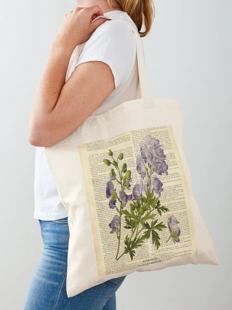 Botanical print, on old book page - garden flowers - delphinium Tote Bag Large bags for women cute tote bag
Botanical print, on old book page - garden flowers - delphinium Tote Bag Large bags for women cute tote bag