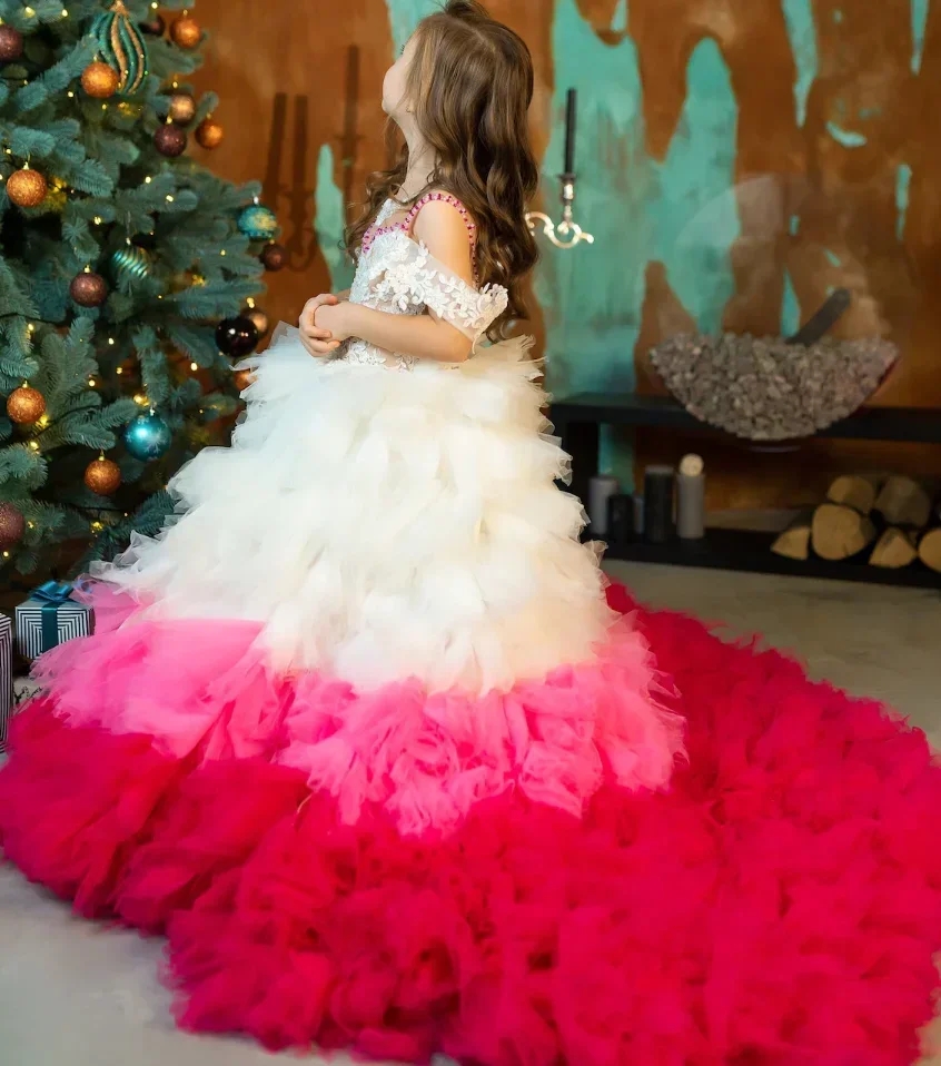 Luxury Color Blocking Flower Girls Dress Quality Layering Tulle Fluffy for Kids Wedding Dresses Birthday Party Ball Dresses
Luxury Color Blocking Flower Girls Dress Quality Layering Tulle Fluffy for Kids Wedding Dresses Birthday Party Ball Dresses