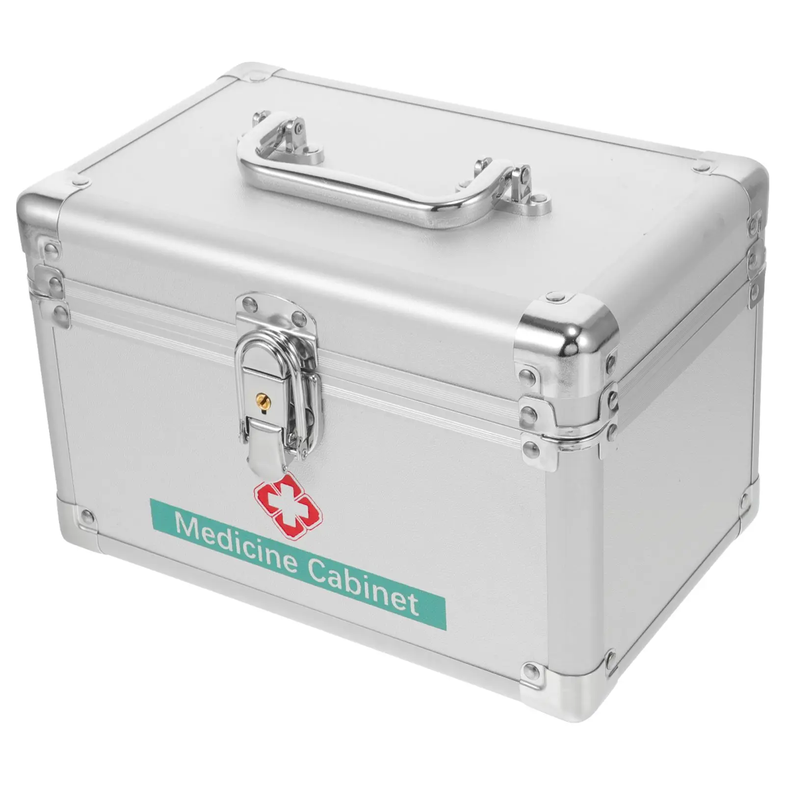 Portable Medicine Box Aluminum Alloy First Aid Kit Storage ganizer Travel Medical Container Lightweight Empty Box
Portable Medicine Box Aluminum Alloy First Aid Kit Storage ganizer Travel Medical Container Lightweight Empty Box
