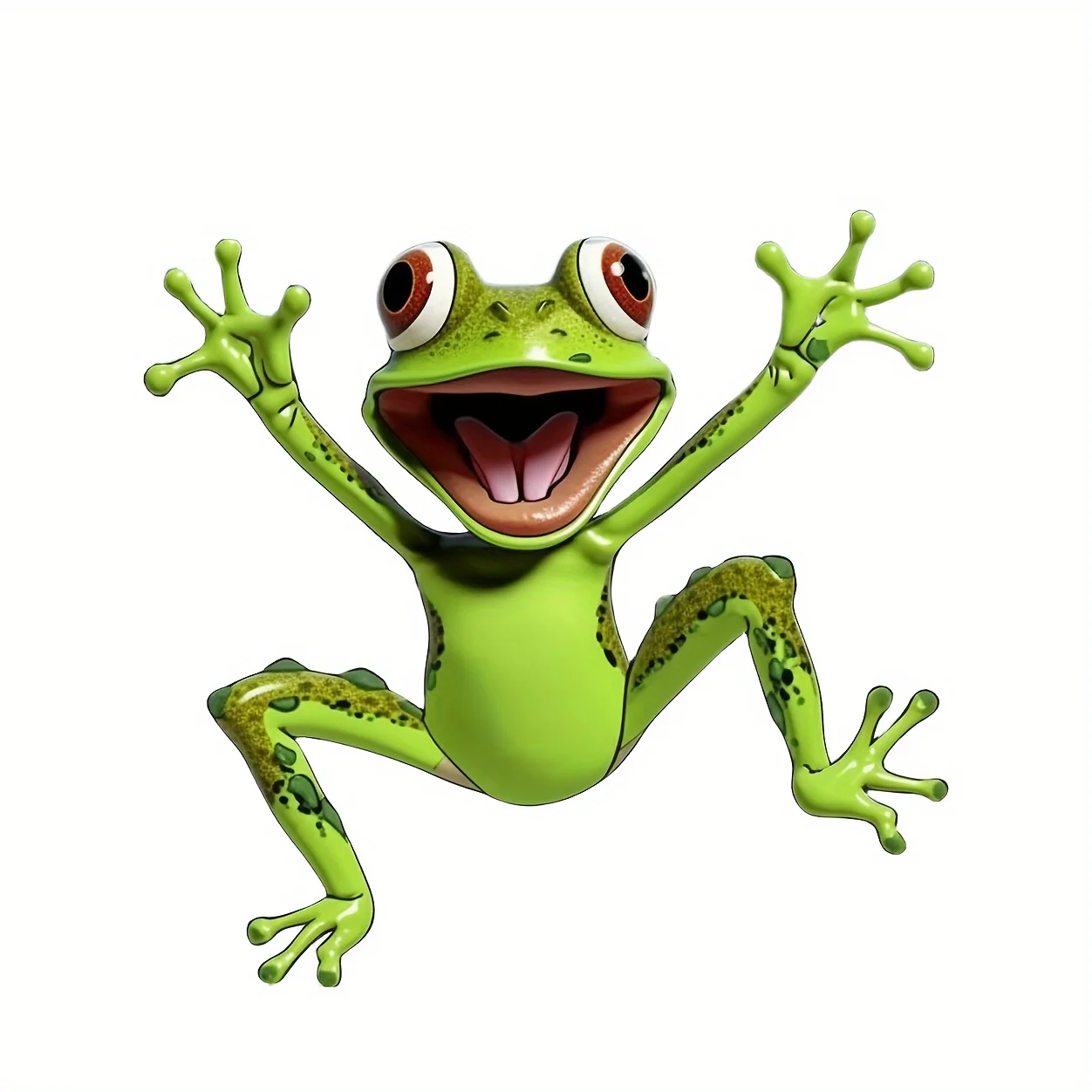 1pc Playful Green Frog Stickers Durable Versatile Auto Decals for Window Water-Resistant Laptops Refrigerator Home Decoration
1pc Playful Green Frog Stickers Durable Versatile Auto Decals for Window Water-Resistant Laptops Refrigerator Home Decoration