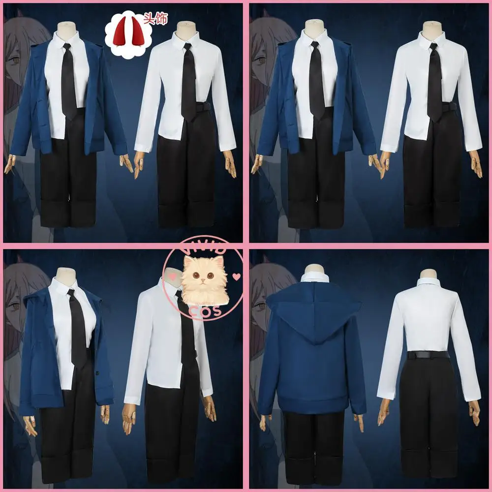 Popular Anime Chainsaw Man Cosplay Costume Power Role Play Stage Performance Outfit for Women Wig Comic Con Halloween Party
Popular Anime Chainsaw Man Cosplay Costume Power Role Play Stage Performance Outfit for Women Wig Comic Con Halloween Party