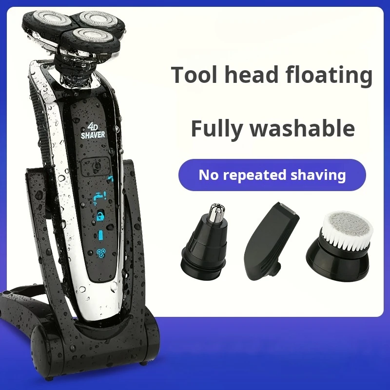 Multi-functional 4D Full Body Wash Electric Razor for Men Rechargeable Razor shaver beard trimmer man electric shavers
Multi-functional 4D Full Body Wash Electric Razor for Men Rechargeable Razor shaver beard trimmer man electric shavers