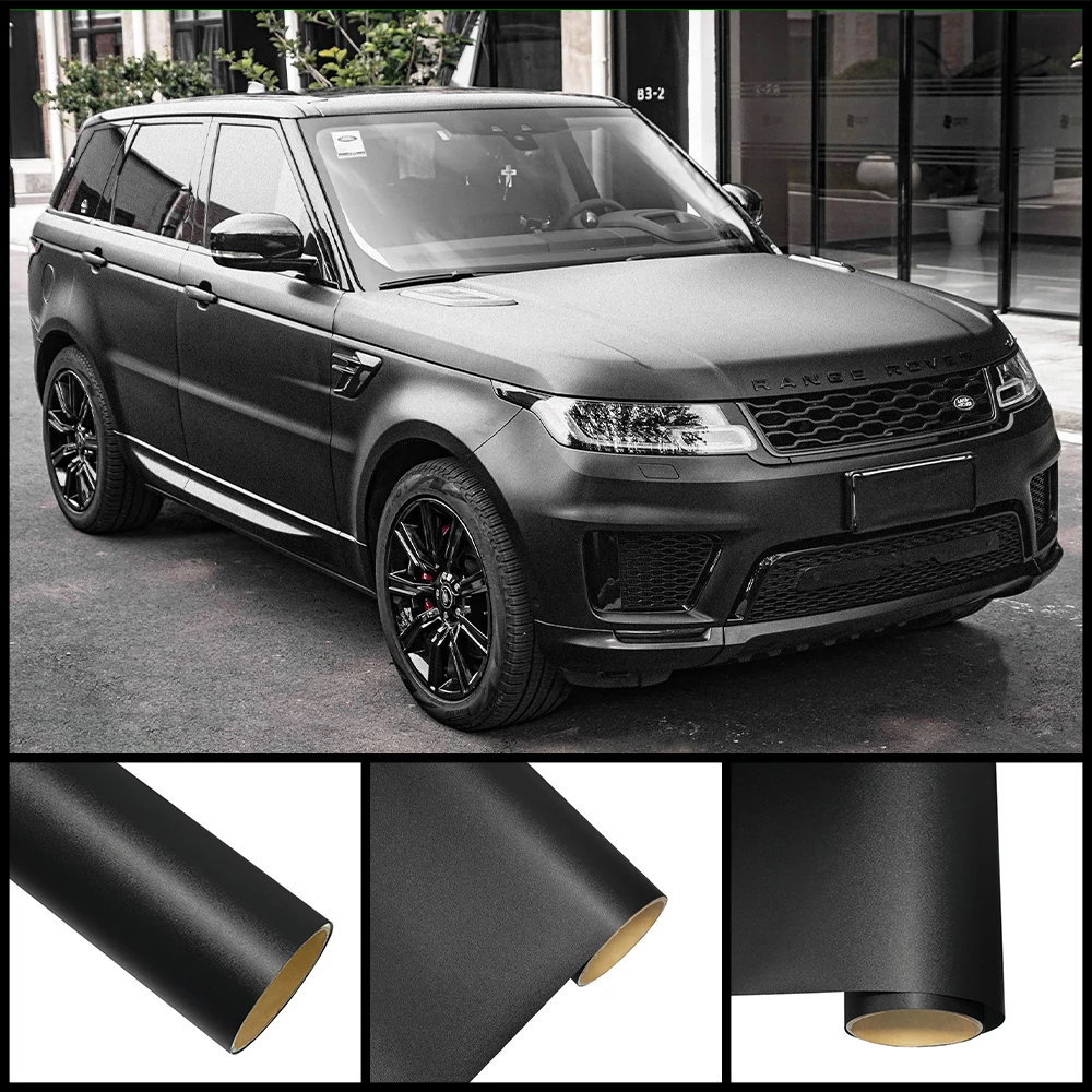 Premium Quality Matte Frosted Black PET Wrap Vinyl Film Car Full Body Sticker DIY Protective Cover Decal Auto Tuning Accessories
Premium Quality Matte Frosted Black PET Wrap Vinyl Film Car Full Body Sticker DIY Protective Cover Decal Auto Tuning Accessories