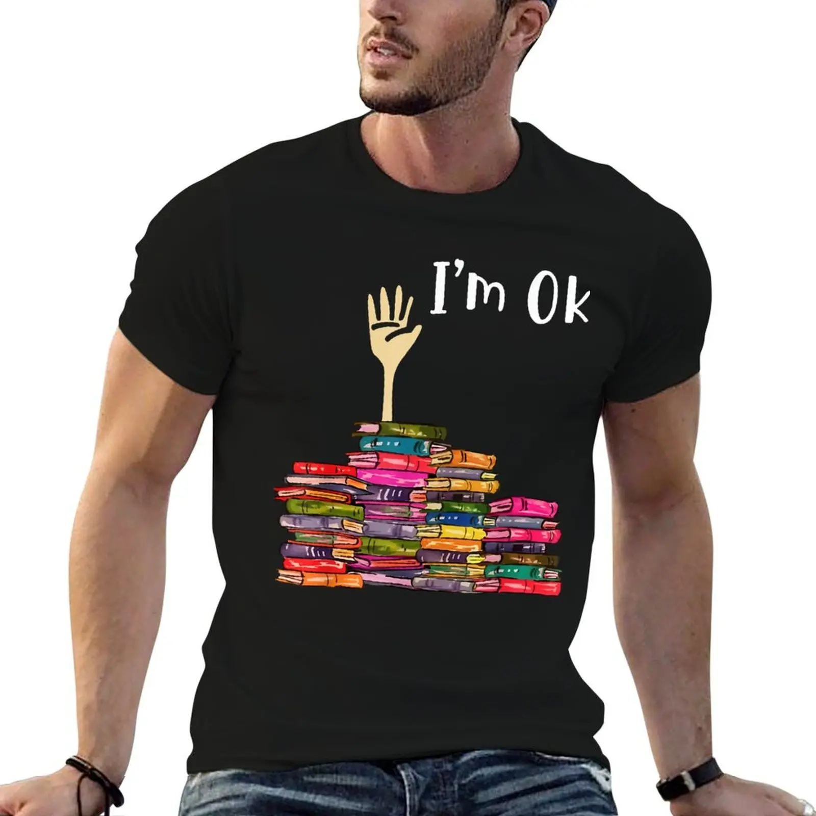 national reading day I'm ok book T-Shirt t shirts for man cotton t shirts for man cotton funny T-Shirt
national reading day I'm ok book T-Shirt t shirts for man cotton t shirts for man cotton funny T-Shirt