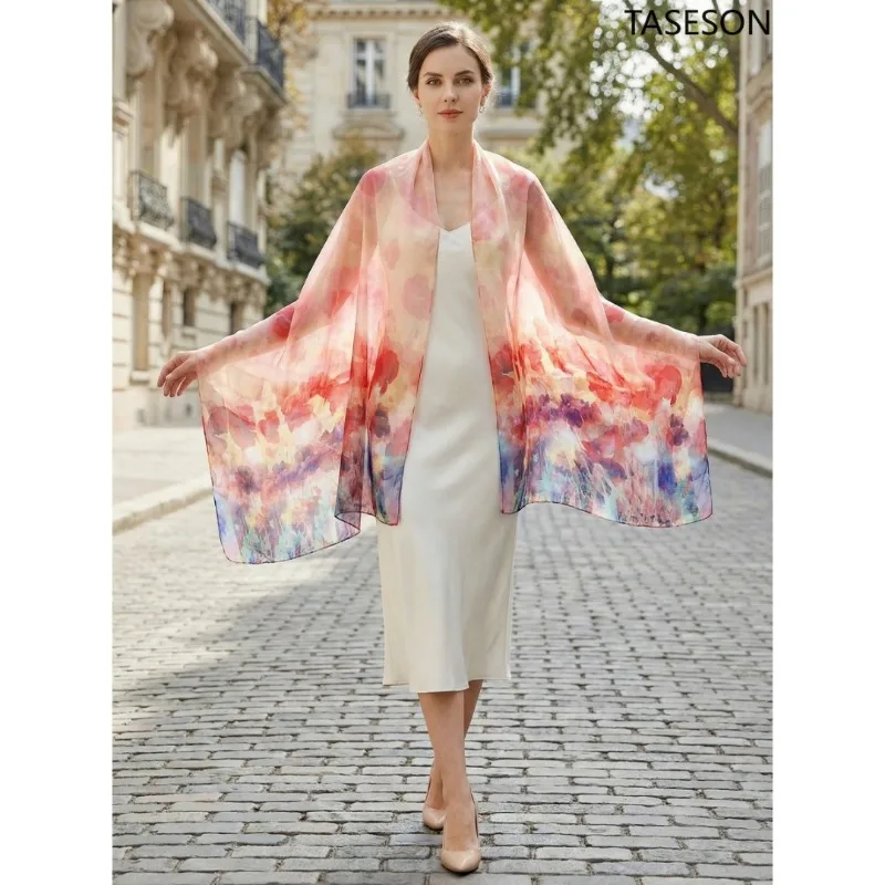 Lightweight Large 100% Mulberry Silk Chiffon Scarf for Women Oblong Shawl Neck Scarf Beach Wrap Headscarf Gift Pack Red Floral
Lightweight Large 100% Mulberry Silk Chiffon Scarf for Women Oblong Shawl Neck Scarf Beach Wrap Headscarf Gift Pack Red Floral